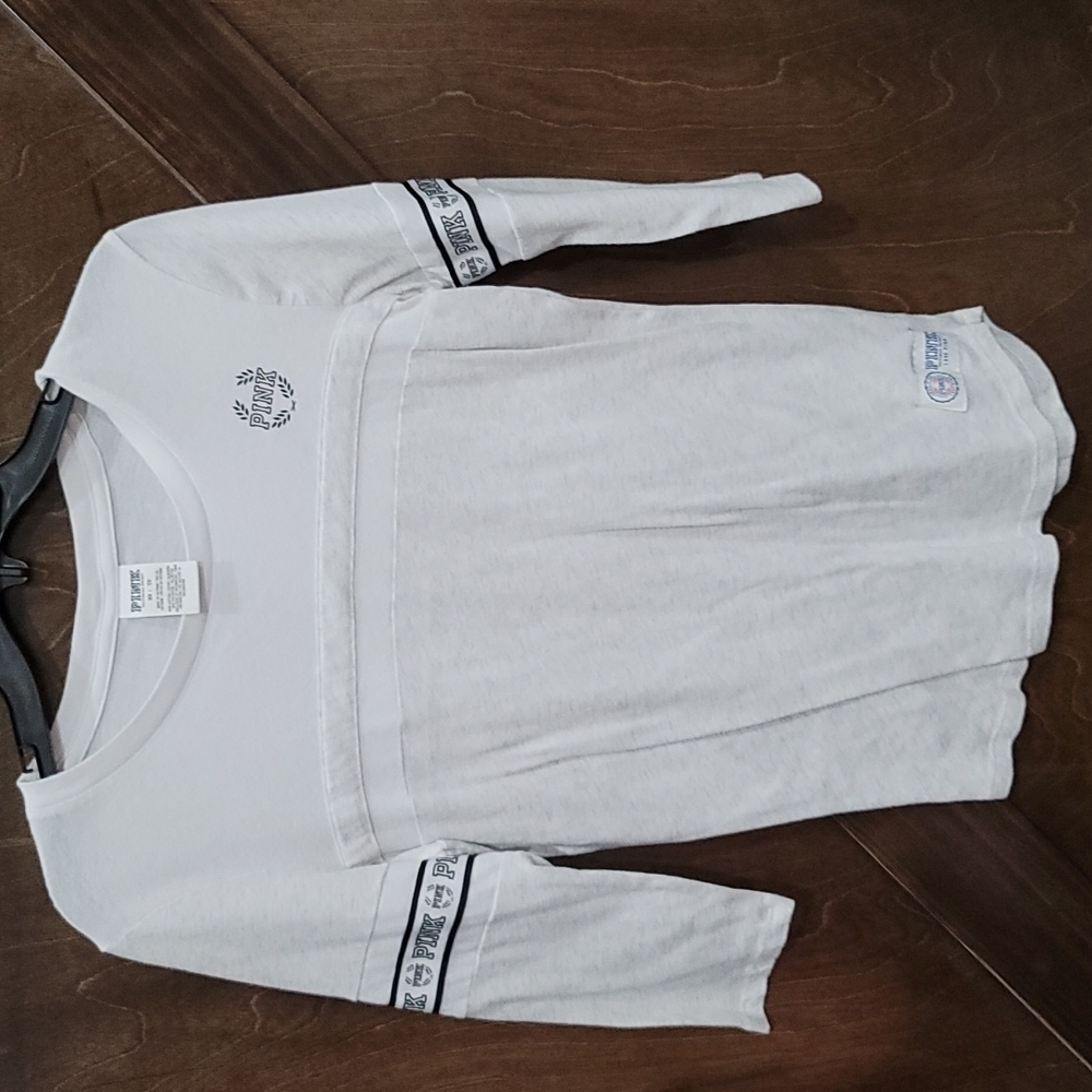 XS 3/4 sleeve Pink shirt